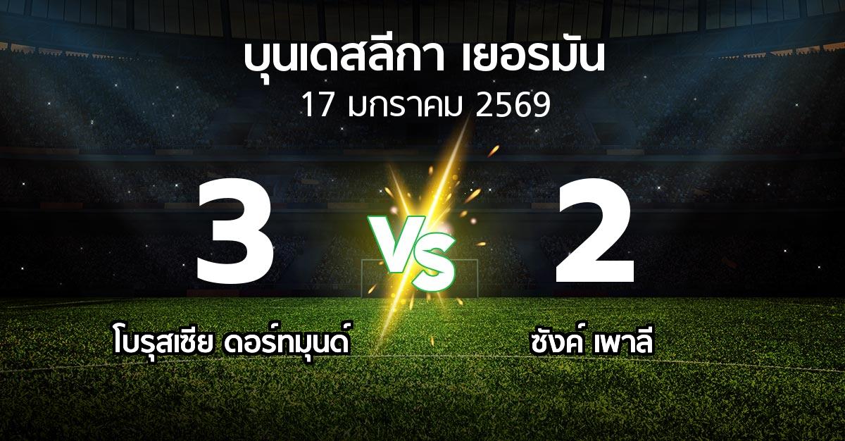 ผลบอล : ดอร์ทมุนด์ vs ซังค์ เพาลี (บุนเดสลีกา 2025-2026)