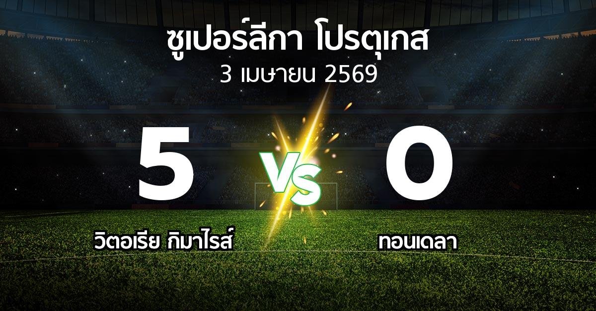 ผลบอล : วิตอเรียกิมาไรส์ vs ทอนเดลา (ซูเปอร์ลีกา-โปรตุเกส 2025-2026)