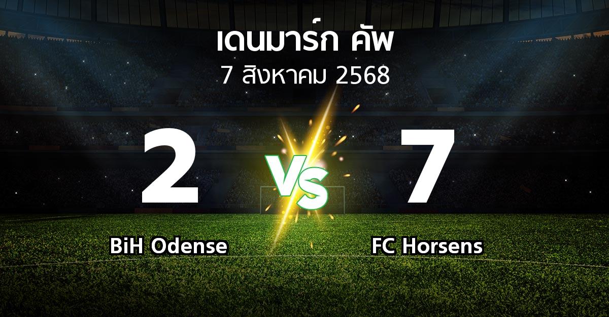 ผลบอล : BiH Odense vs FC Horsens (เดนมาร์ก-คัพ 2025-2026)