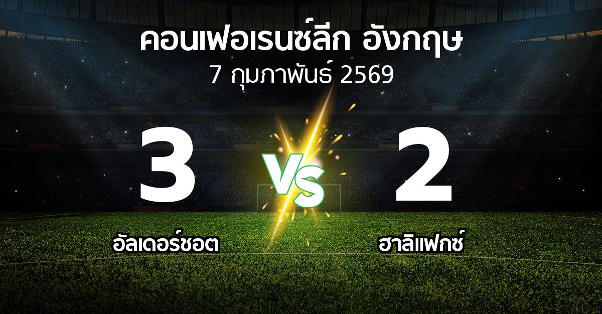 ผลบอล : อัลเดอร์ชอต vs ฮาลิแฟกซ์ (คอนเฟอเรนซ์ลีก อังกฤษ 2025-2026)