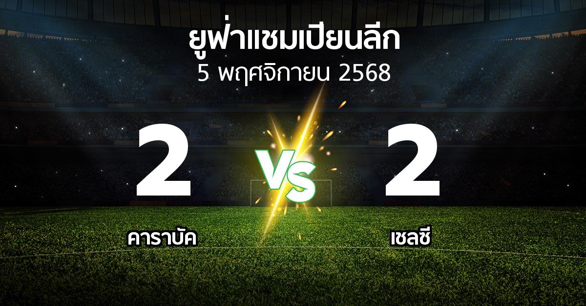ผลบอล : คาราบัค vs เชลซี (ยูฟ่า แชมเปียนส์ลีก 2025-2026)