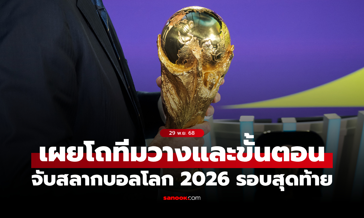 "ฟีฟ่า" เปิดขั้นตอนและโถทีมวางจับสลากฟุตบอลโลก 2026 รอบสุดท้าย
