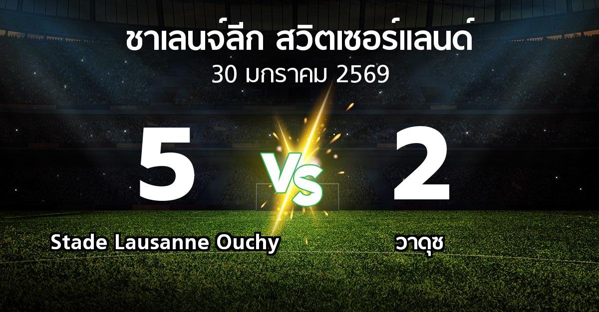 ผลบอล : Stade Lausanne Ouchy vs วาดุซ (ชาเลนจ์-ลีก-สวิตเซอร์แลนด์ 2025-2026)