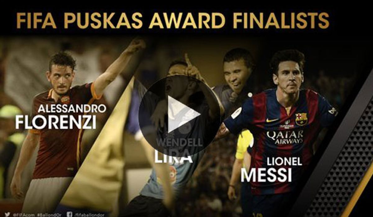 "ฟีฟ่า" เปิดโผ 3 ลูกยิงสุดสวยชิง "ปุสกัส อวอร์ด 2015" (คลิป)