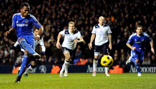ดร็อกพลาดโทษเชลซีแค่เจ๊าไก่1-1ชวดนำฝูง