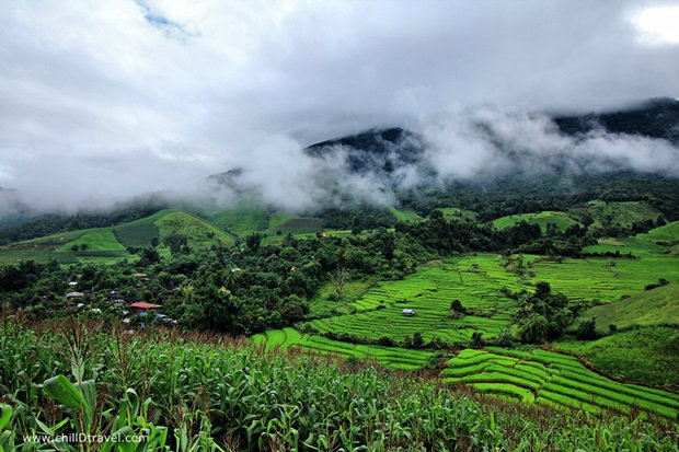 ที่เที่ยวหน้าฝนสถานที่แรก บ้านป่าบงเปียง