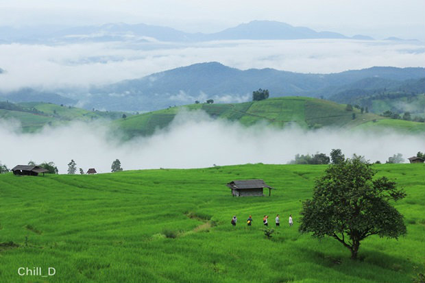 ที่เที่ยวหน้าฝนสถานที่แรก บ้านป่าบงเปียง