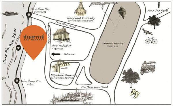 แผนที่ ท่ามหาราช 