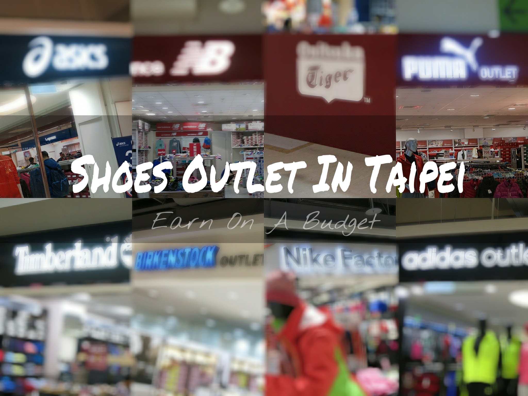 ชวนช๊อป Outlet รองเท้าผ้าใบในไต้หวัน