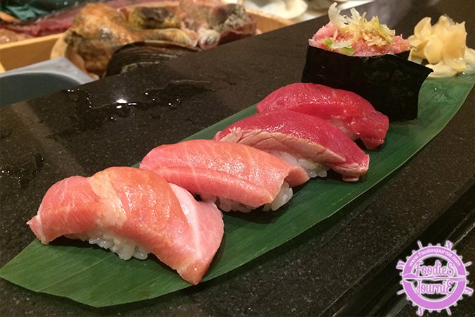 Otoro, Chutoro, Akami Zuke, Akami, Negitoro