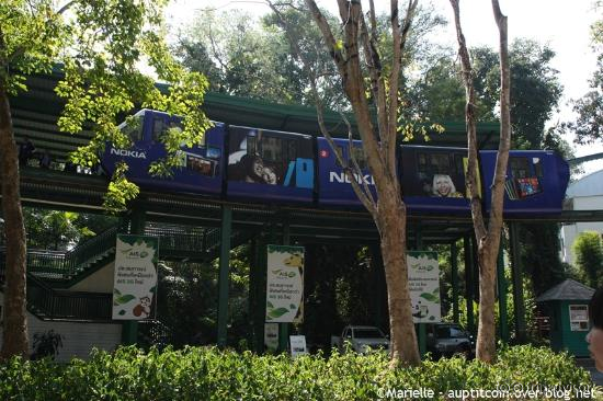 Le monorail du zoo de Chiang Mai
