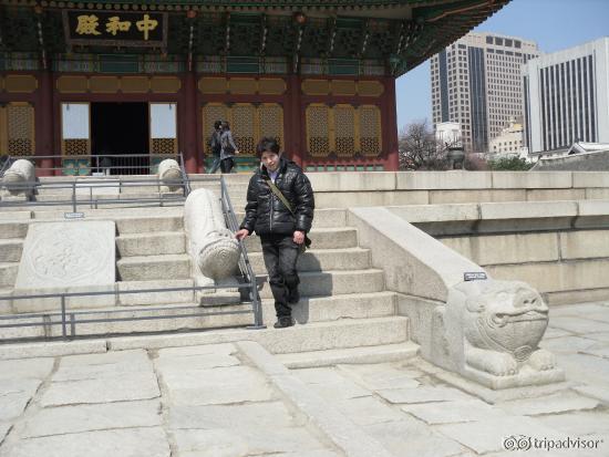 alado de los dragones protectores del palacio