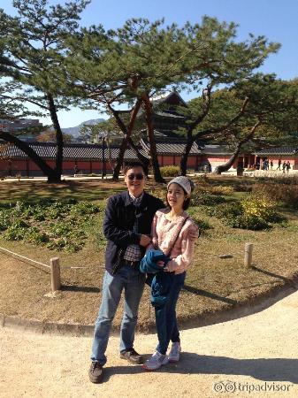 View inside Changdeokgung Palace