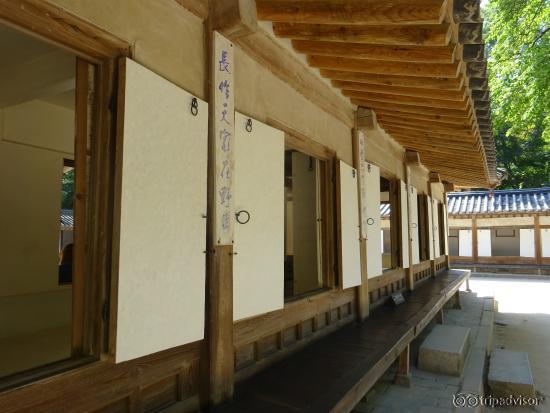 Living area in the secret garden