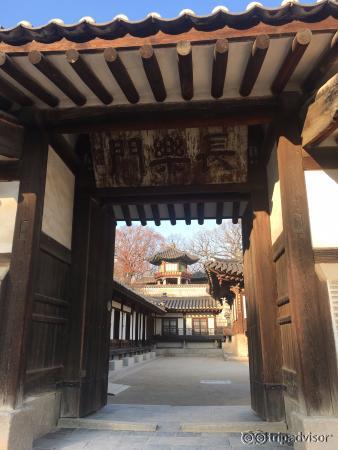 peeping thru the door