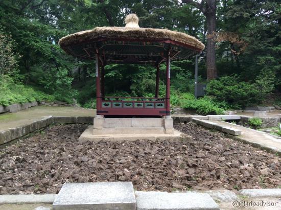 Thatched roof pavilion