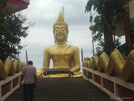 Big Buddha from Bottom of Stairs