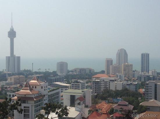 View of the city from the top