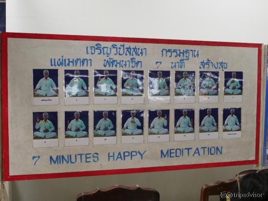 Место для медитация и инструкция