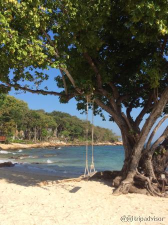 Private beach near Bungalows