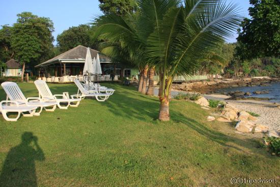 Near the cottage villas..