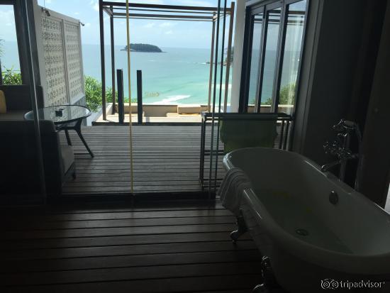 Bathroom and view