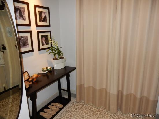 Recibidor de una villa para dos personas