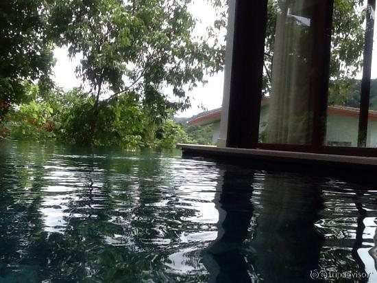 Sunset from and private pool at 8854, cloudburst at the pool overlooking Kata Noi beach