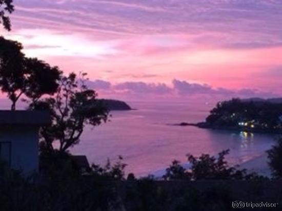 Sunset from and private pool at 8854, cloudburst at the pool overlooking Kata Noi beach