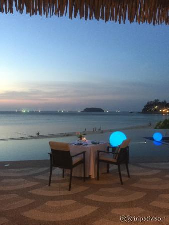 Sunset view from Harbor Restaurant