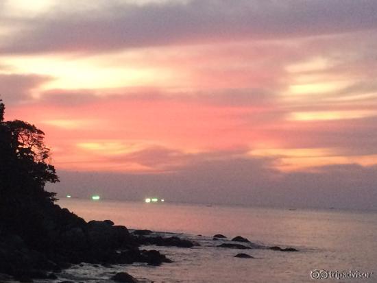 Sunset as seen from the bar