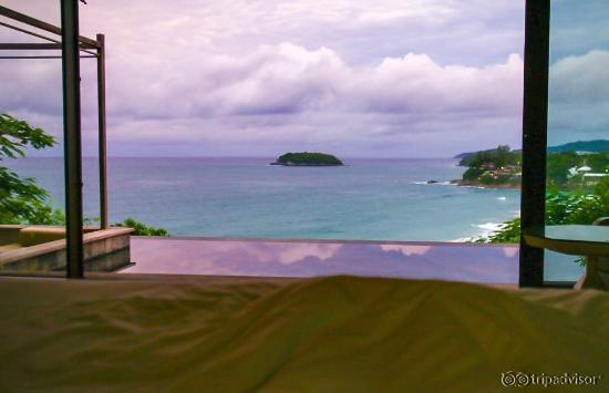 The view from our bed!