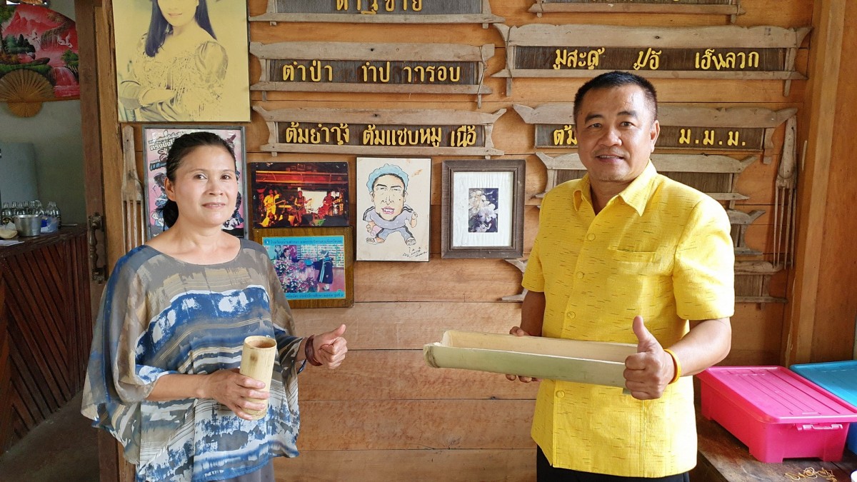 "ร้านครัวไม้ไผ่" ภูมิปัญญาชาวบ้านกระบอกไม้ไผ่ใส่สารพัดเมนูอาหาร