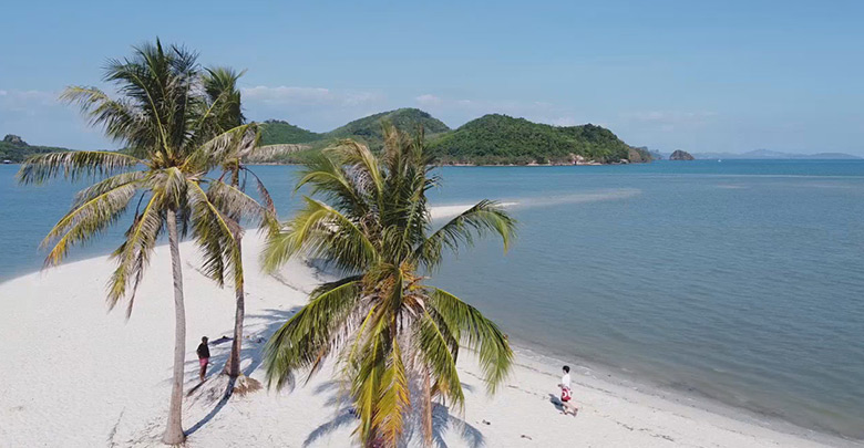 อะเมซิ่งแหลมหาดมัลดีฟเกาะยาว ทะสีฟ้า ทรายหาดสีขาว