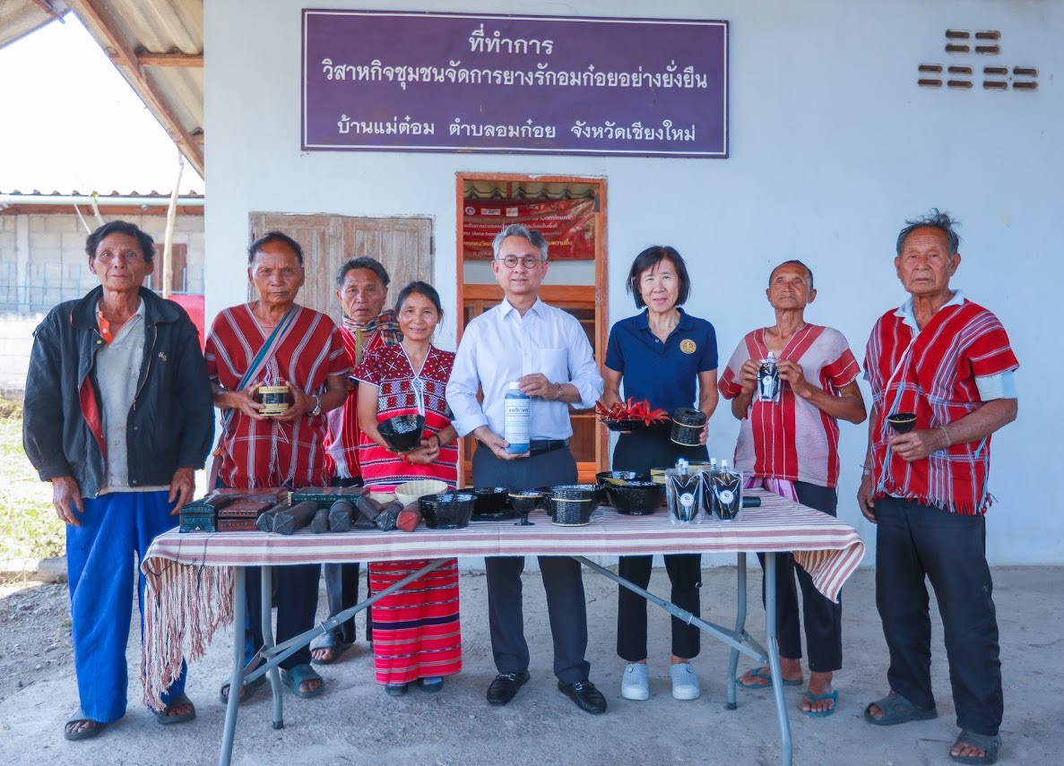 SACIT ผนึกกำลังภาคีเครือข่าย ฟื้นฟู “ยางรัก” สร้างความยั่งยืนงานเครื่องรักไทย