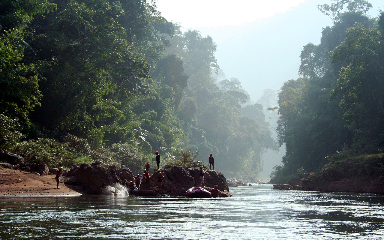 ล่องแก่งน้ำว้า ตอนกลาง