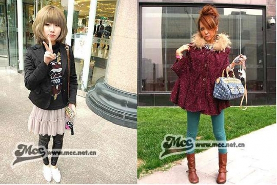 แฟชั่น สาวจีน