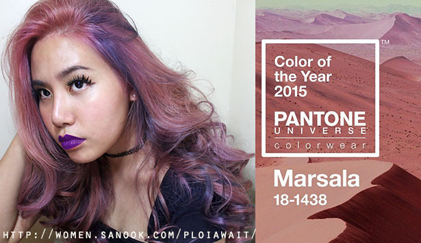 Marsala Hair Color of the Year 2015 by ToB1 Hair Station