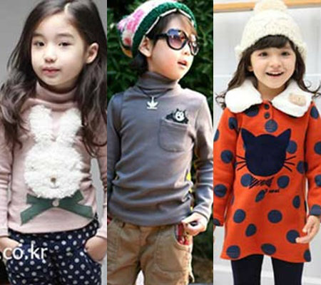 แฟชั่นเสื้อผ้าเด็กสไตล์เกาหลี