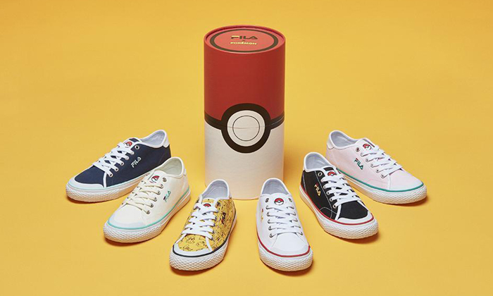 ออกใหม่ไม่หยุด รองเท้าผ้าใบ Fila x Pokemon เอาใจสาวกโปเกม่อนสุดๆ