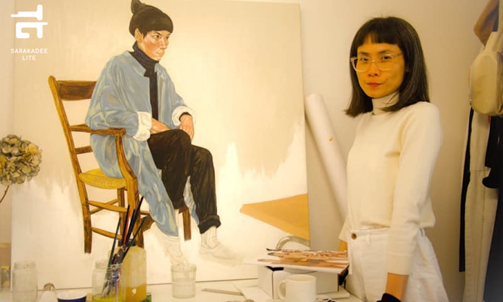 ข้างหลังภาพ Night Talk โดย เจี๊ยบ ประชากุล ศิลปินเอเชียคนแรกรางวัล BP Portrait Award