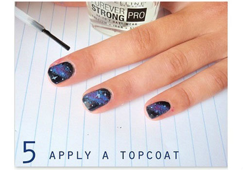 DIY Galaxy Nail