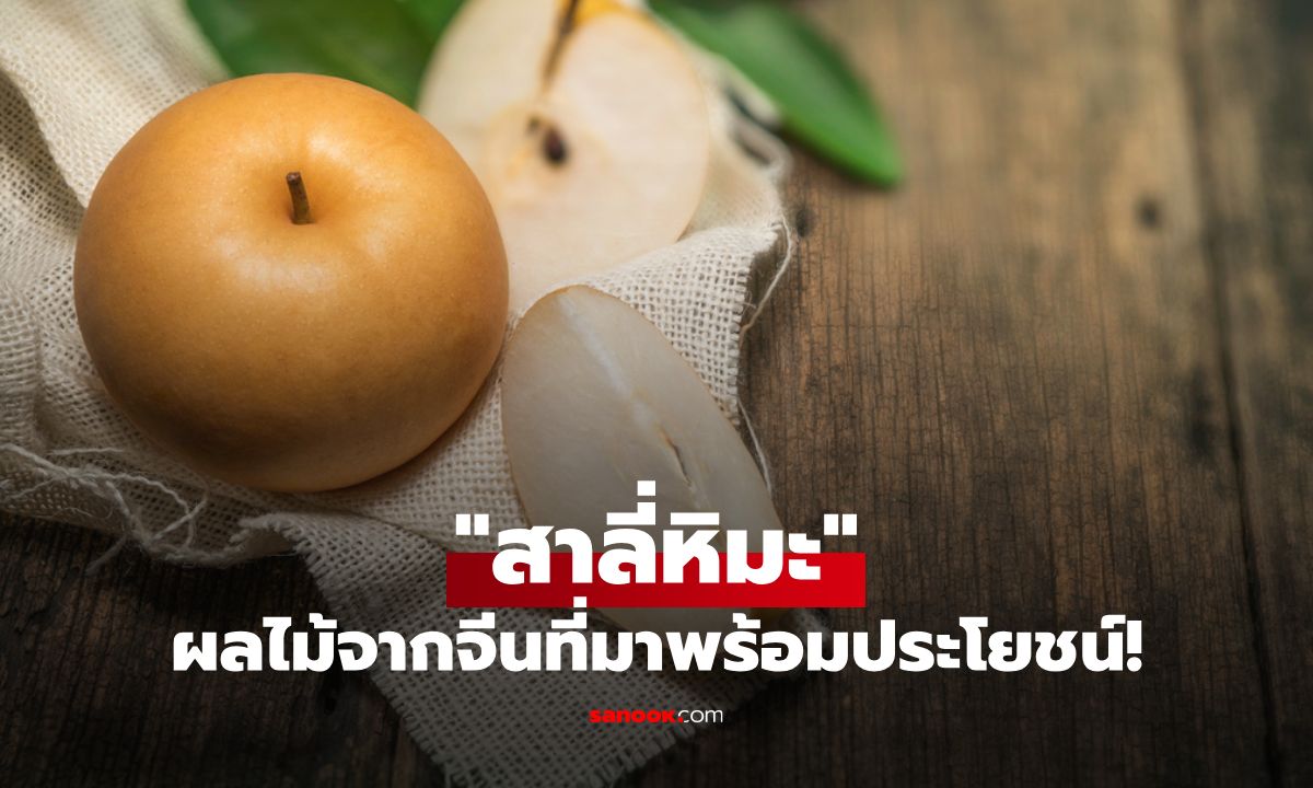 "สาลี่หิมะ" สาลี่จากจีน รสชาติหวานกรอบชื่นใจ กับประโชน์ดี ๆ ที่กินได้ทุกวัน