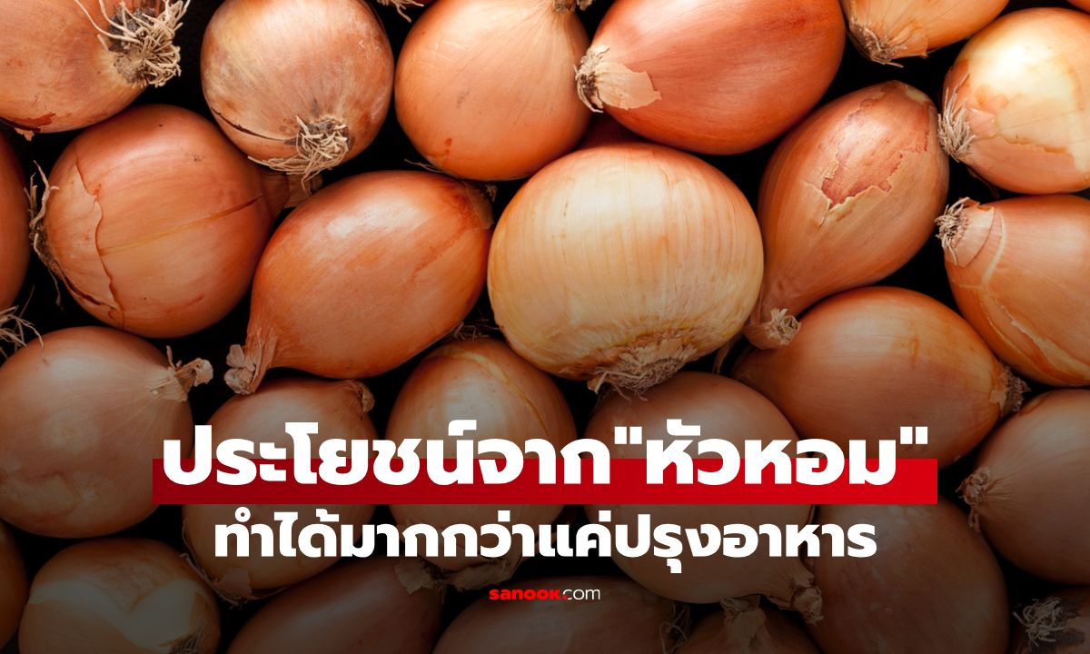 สารพัดประโยชน์จาก“หัวหอม” ไล่แมลงและขจัดกลิ่นในบ้านได้จริง