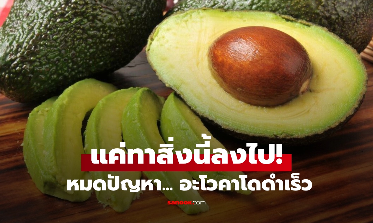รู้แล้วจบ "อะโวคาโด" หั่นแล้วไม่เปลี่ยนเป็นสีดำ หากถูสิ่งนี้ลงไป ไม่ใช่มะนาว!