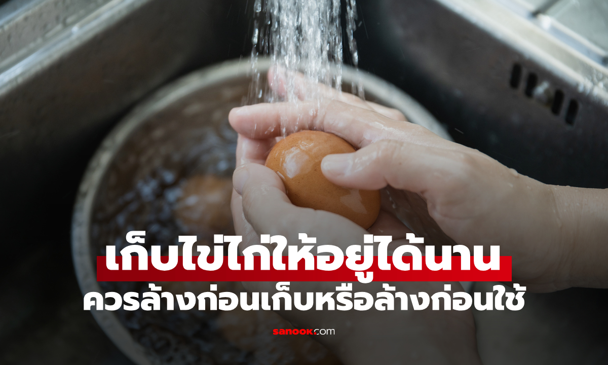 ล้างไข่ก่อนหรือหลัง? เก็บ "ไข่ไก่" เข้าตู้เย็นผิดวิธี เสี่ยงเสียเร็วแบบไม่รู้ตัว