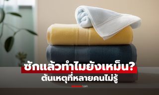 ซักทุกวันยังเหม็น! ทำไมผ้าขนหนูถึงเหม็นอับง่ายกว่าผ้าชนิดอื่น?