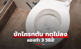 วิธีแก้ส้วมตันแบบเร่งด่วน ชักโครกตัน กดไม่ลง ลองทำ 3 วิธีนี้