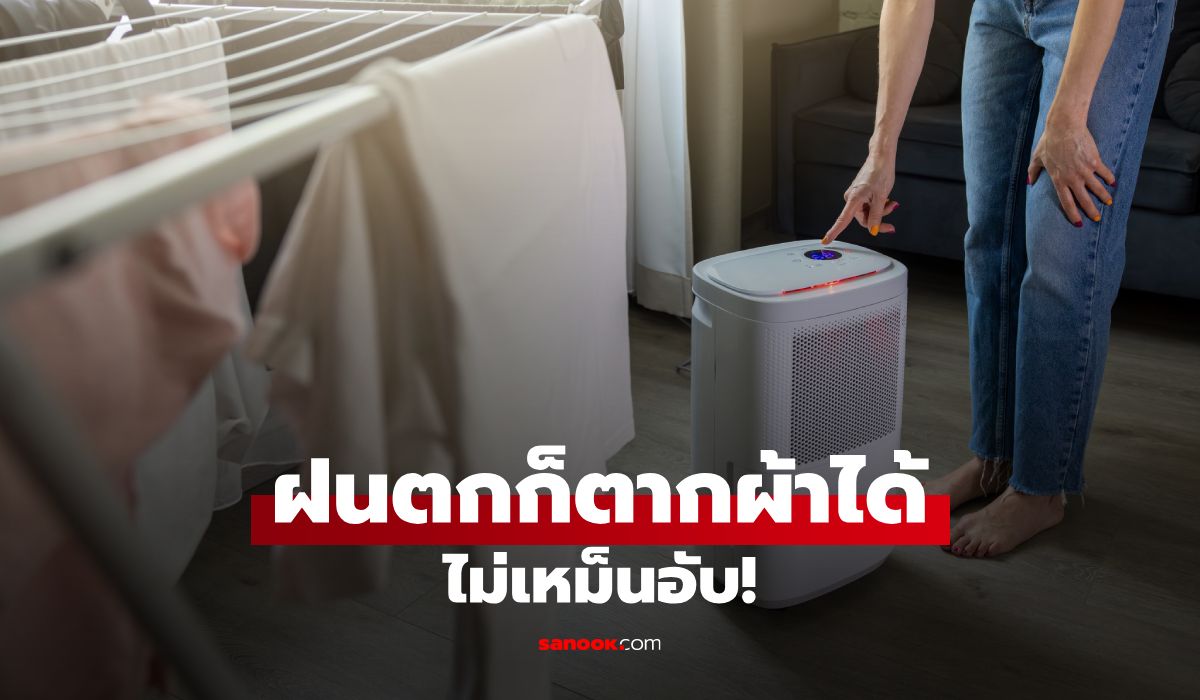 วิธีตากผ้าในวันที่ฝนตกให้ไม่เหม็นอับ รวมเทคนิคช่วยให้ผ้าแห้งไว แม้ไม่มีแดด