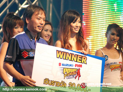 น้องหมี่เกี๊ยว เซ็กซี่โดนใจกรรมการ ซิว Suzuki-FHM Power Freak Girls